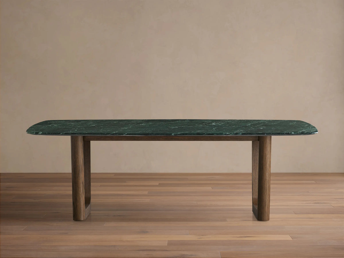 Saint Germain Stone Dining Table with Rennes Base