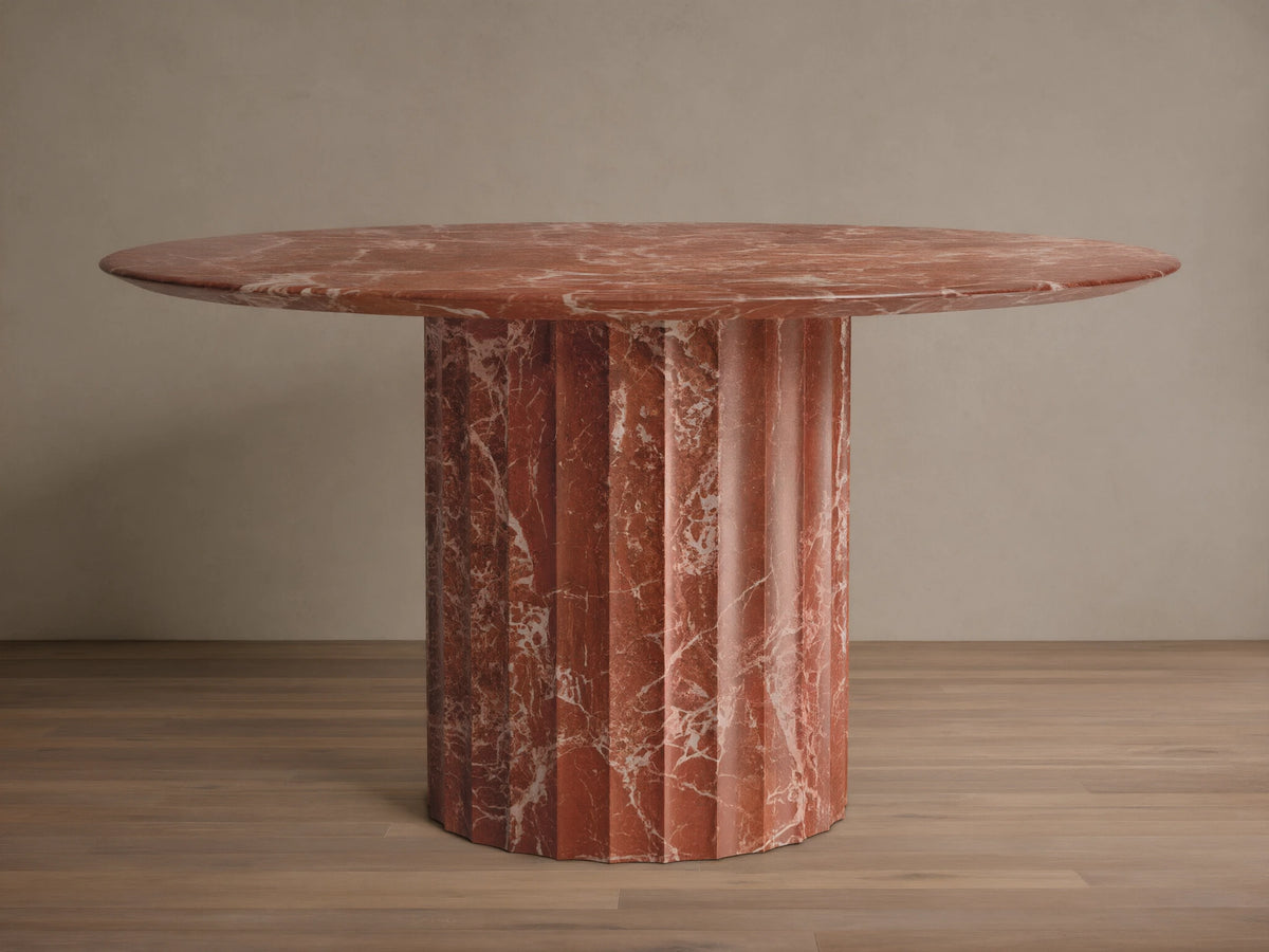 Danae Round Stone Dining Table