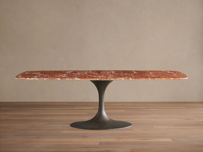 Saint Germain Stone Dining Table with Launette Base