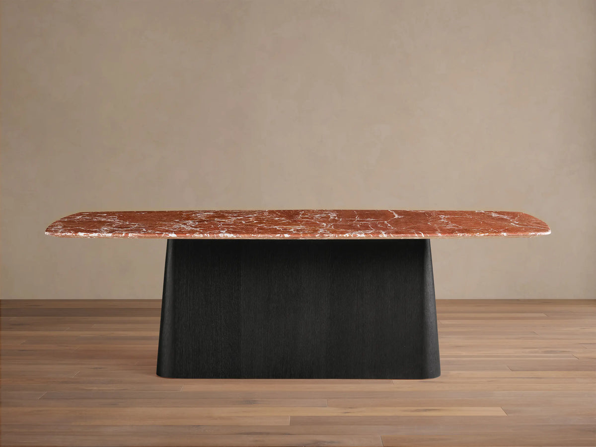 Saint Germain Stone Dining Table with Toulouse Base