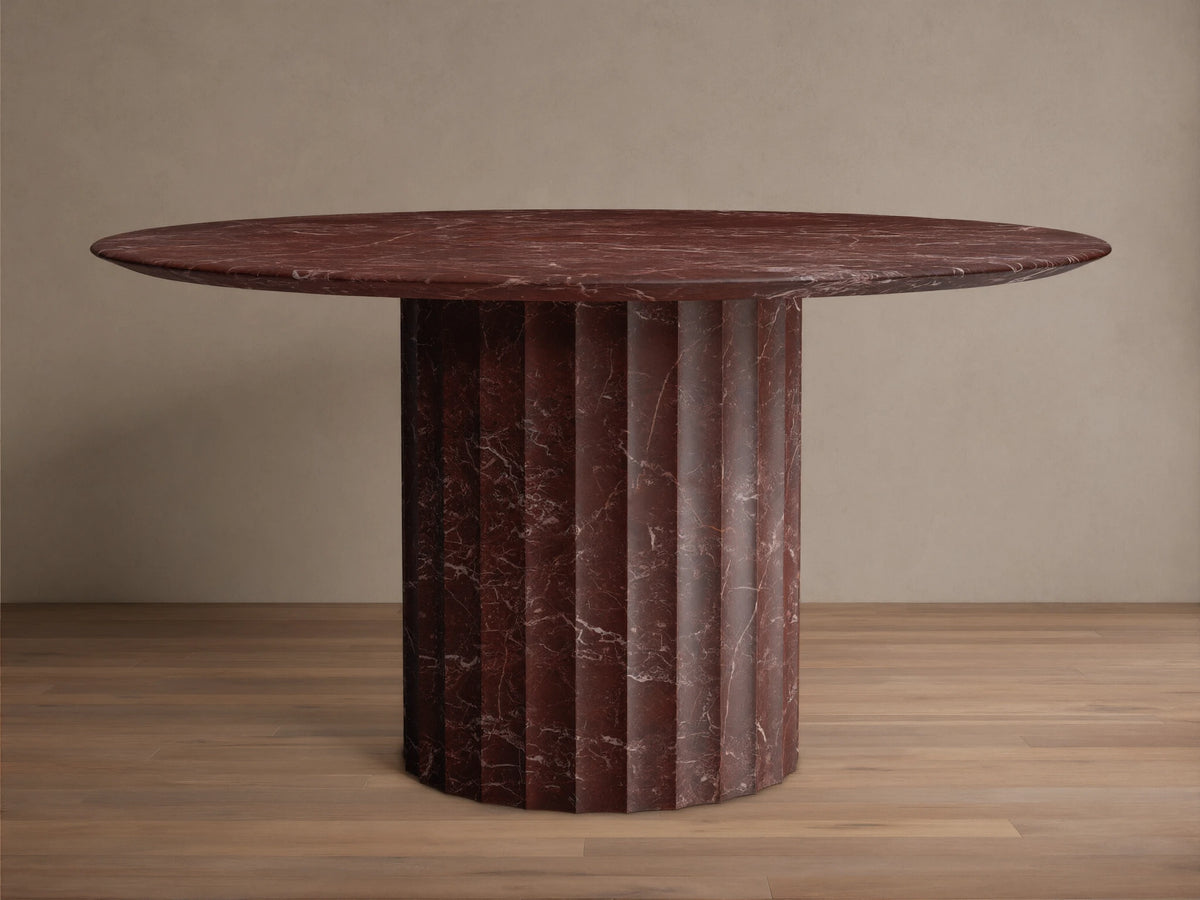 Danae Round Stone Dining Table
