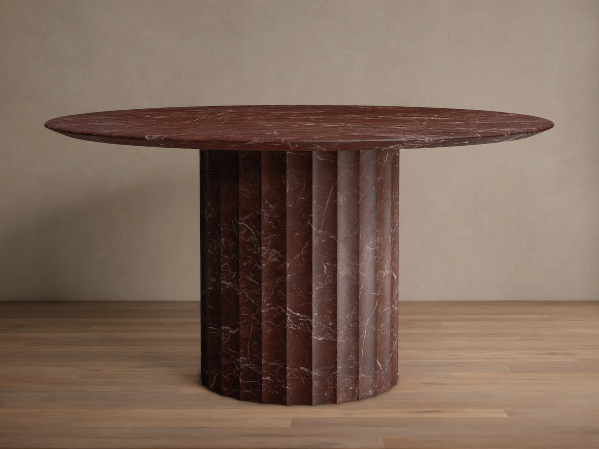 Danae Round Stone Dining Table