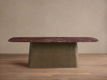 Saint Germain Stone Dining Table with Toulouse Base