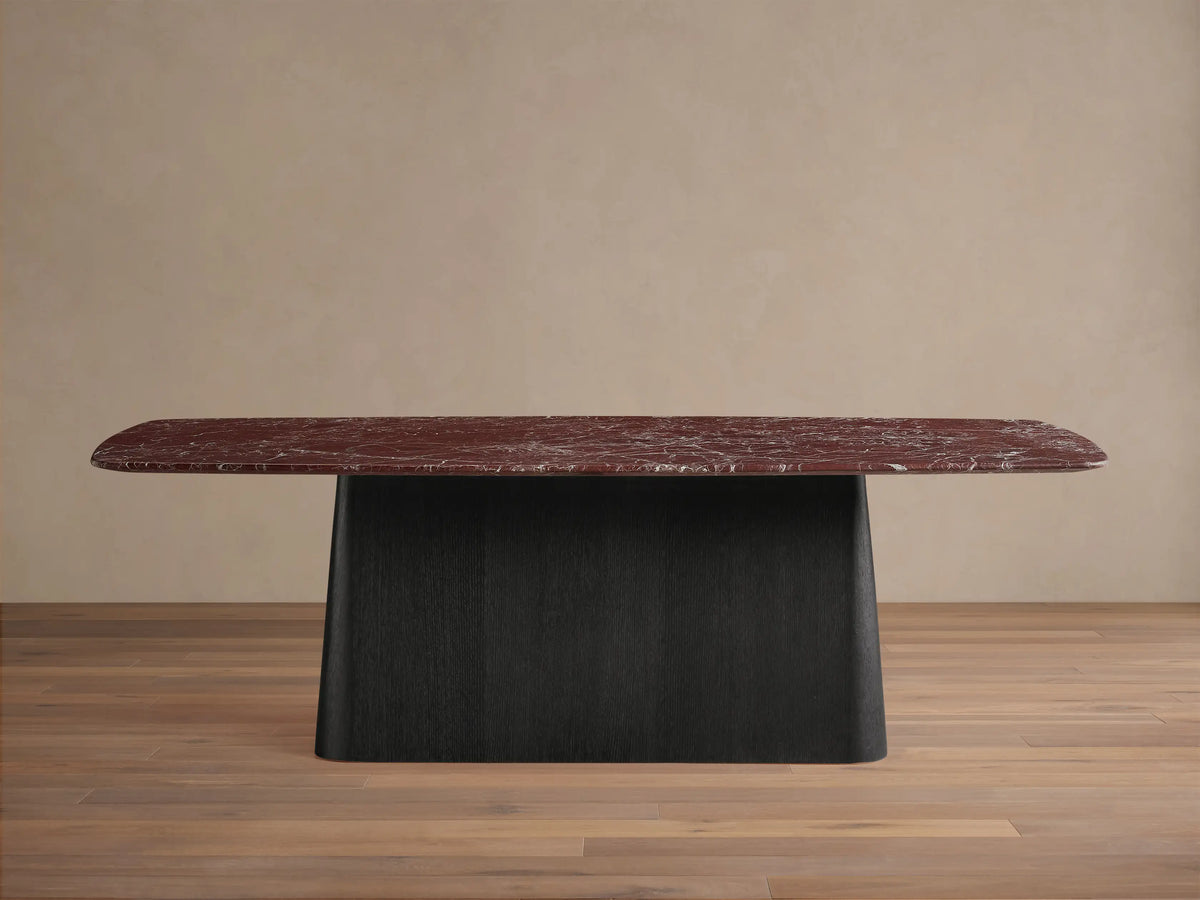 Saint Germain Stone Dining Table with Toulouse Base