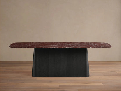Saint Germain Stone Dining Table with Toulouse Base