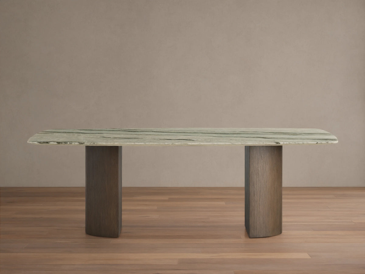 Saint Germain Stone Dining Table with Dauphine Base