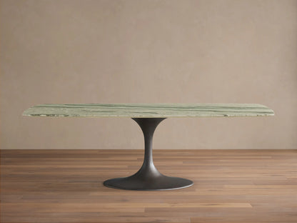 Saint Germain Stone Dining Table with Launette Base