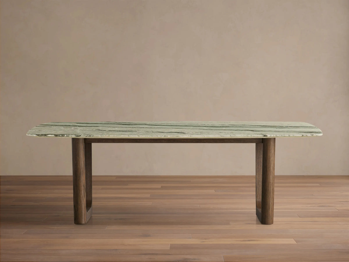 Saint Germain Stone Dining Table with Rennes Base