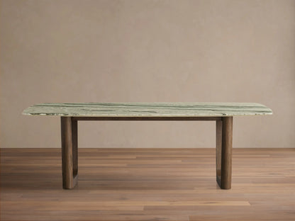 Saint Germain Stone Dining Table with Rennes Base