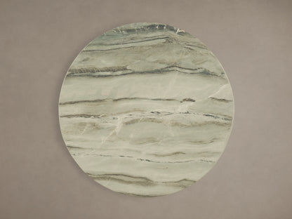 Saint Germain Round Stone Dining Table with Rennes Base