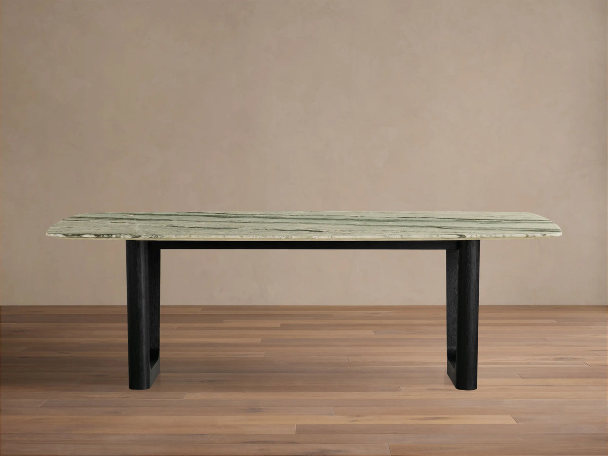 Saint Germain Stone Dining Table with Rennes Base