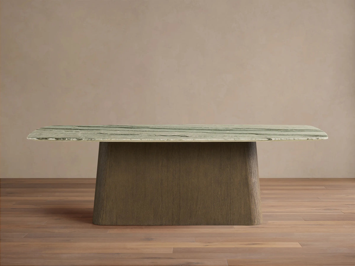 Saint Germain Stone Dining Table with Toulouse Base