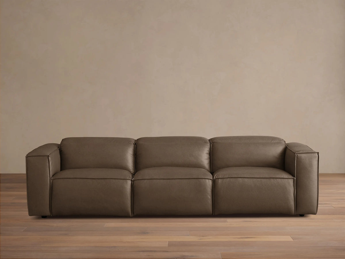 Coburn Leather Three-Piece Motion Sofa