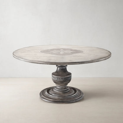 Bell’Arte Round Dining Table Hand-Painted in Italy Floral