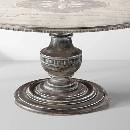 Bell’Arte Round Dining Table Hand-Painted in Italy Floral