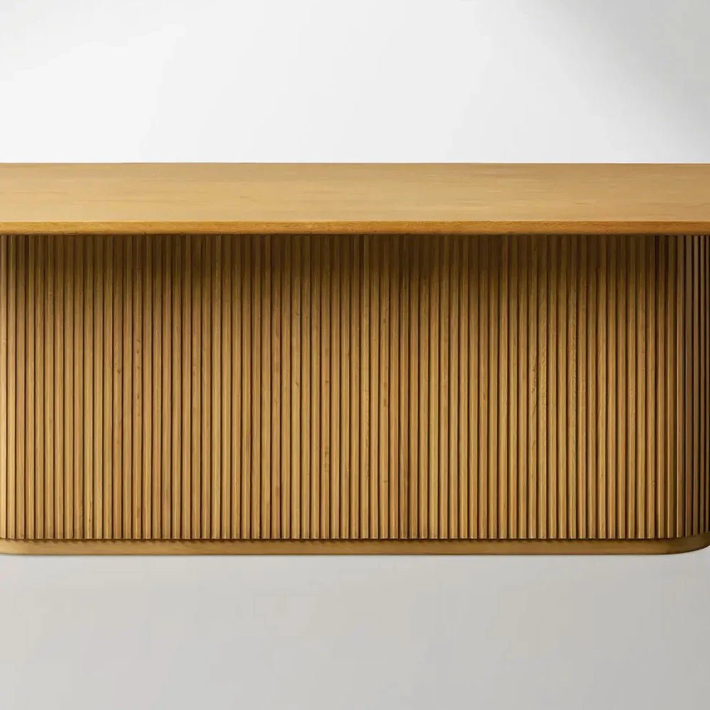 Hand-Fained Finnley Wood Rectangle Dining Table