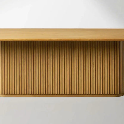 Hand-Fained Finnley Wood Rectangle Dining Table