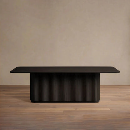 Hand-Fained Finnley Wood Rectangle Dining Table