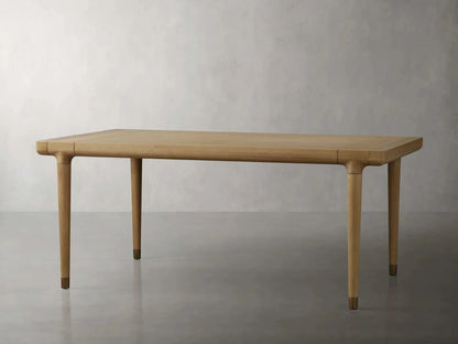 Eletta European White Oak Extensions Dining Table
