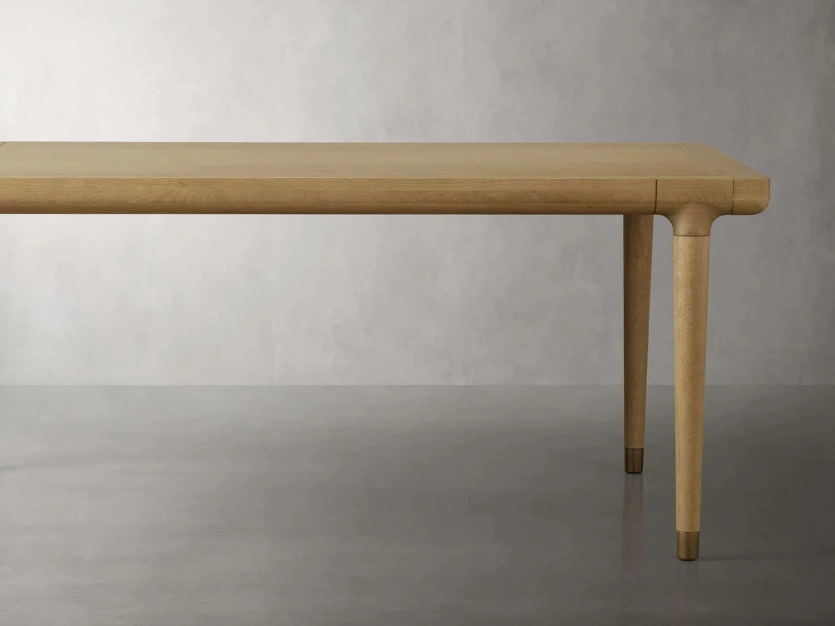 Eletta European White Oak Extensions Dining Table