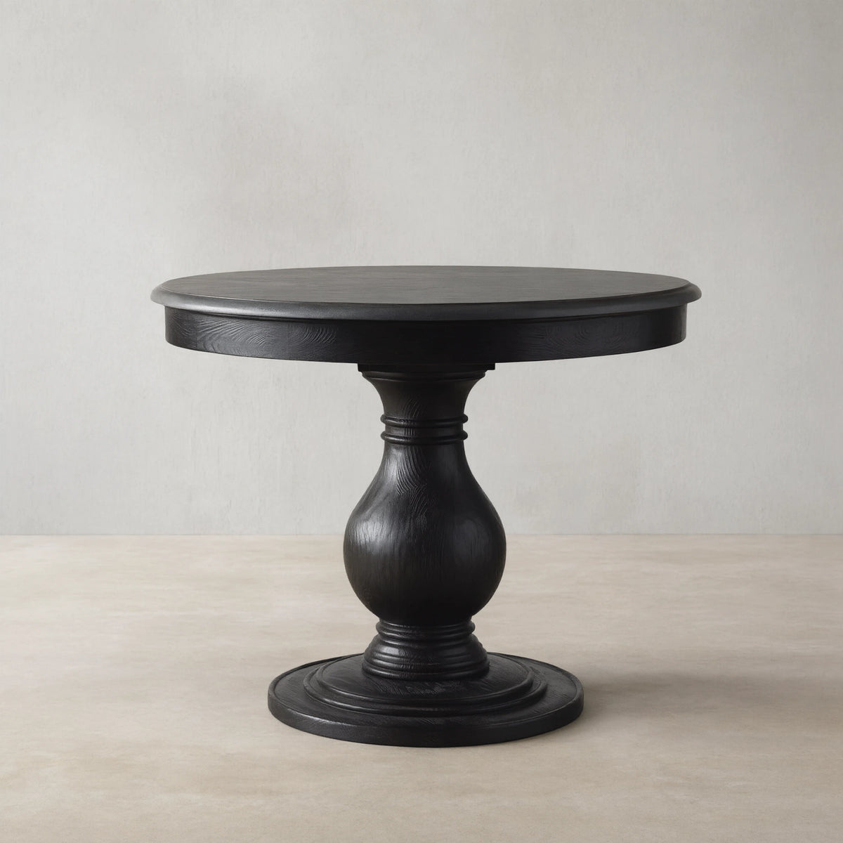 Luca Natural Stone Top Dining Table With Pine Base