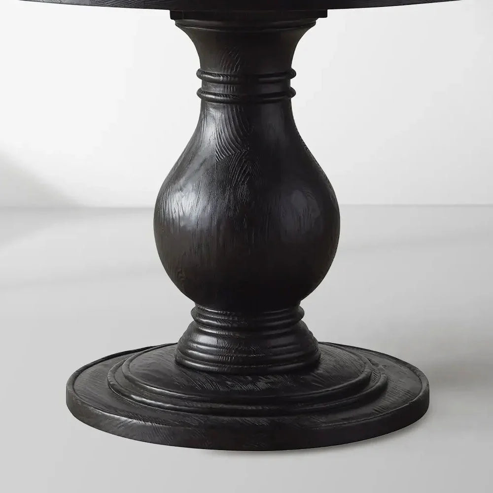 Luca Natural Stone Top Dining Table With Pine Base