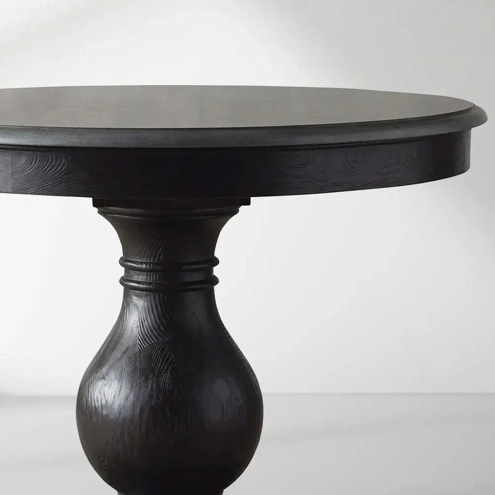 Luca Natural Stone Top Dining Table With Pine Base