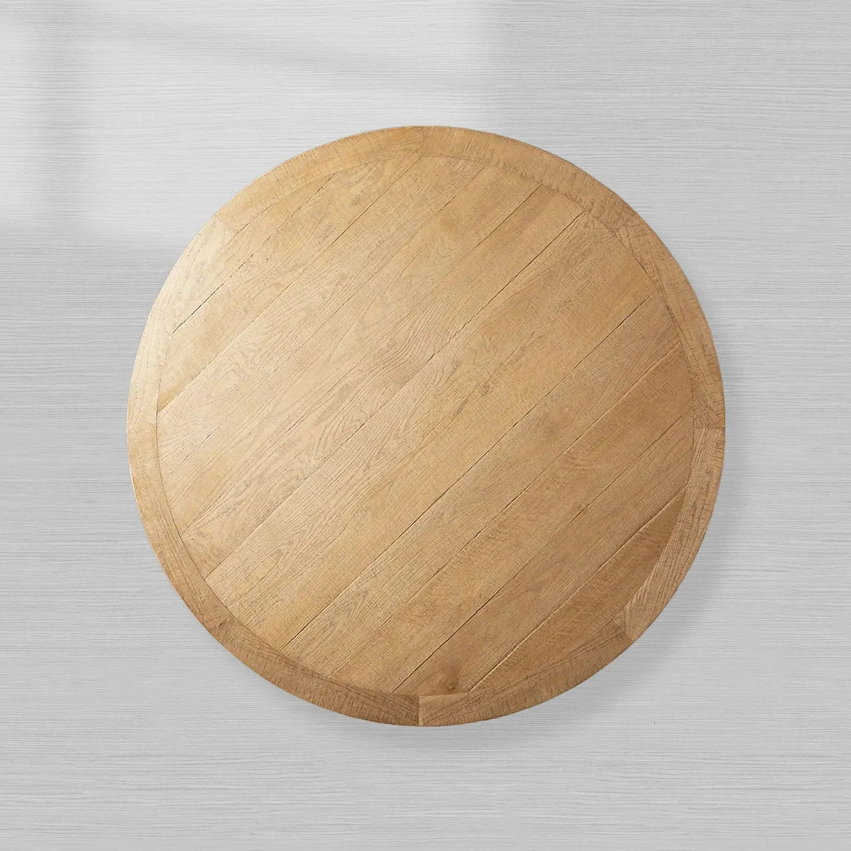 Kensington Round Solid Oak Top Dining Table with Finnish Pine Base