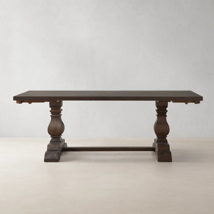 Kensington Dual Extensions Dining Table with Solid Pine Base