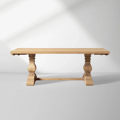 Kensington Dual Extensions Dining Table with Solid Pine Base