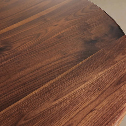 Jacob Modern Simplicity Round Dining Table with Vertex Base