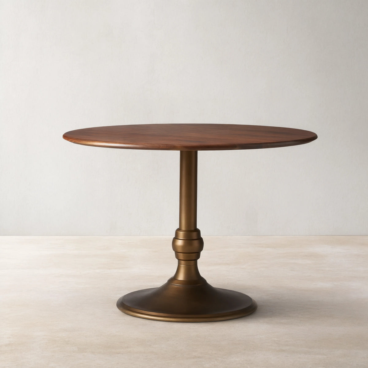 Modern Jacob Bistro Table with Wade Solid Cast Base