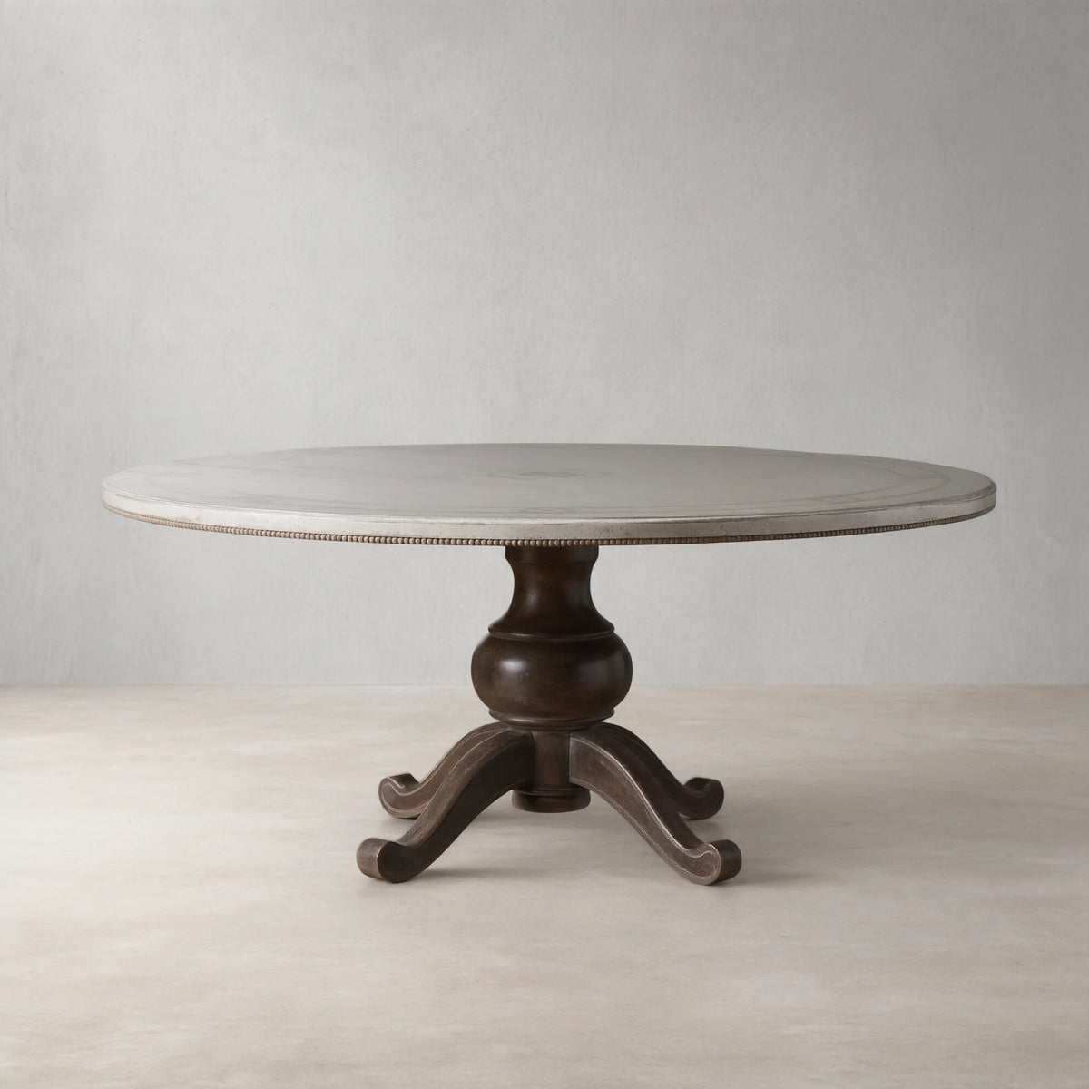 Girardi Geo Link Bell'Arte Hand-Painted Round Dining Table
