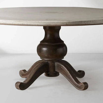 Girardi Geo Link Bell'Arte Hand-Painted Round Dining Table