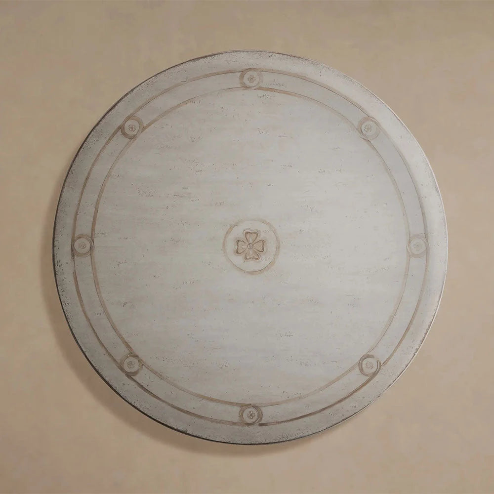 Girardi Geo Link Bell'Arte Hand-Painted Round Dining Table