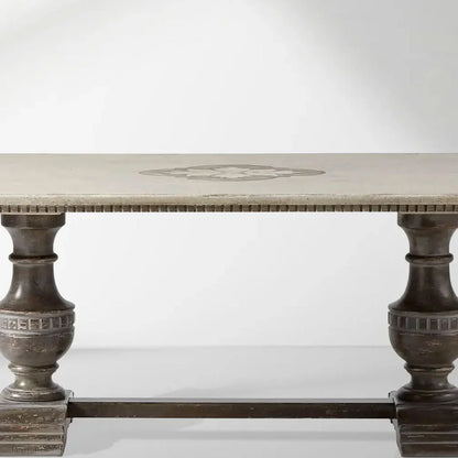 Florence Center Hand-painted Floral Extensions Dining Table