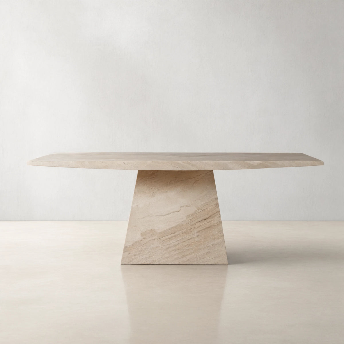 Ilaria Italian Travertine Dining Table