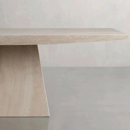 Ilaria Italian Travertine Dining Table