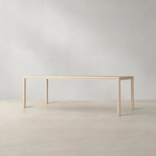 Ford Ash Wood Rectangle Rural Dining Table