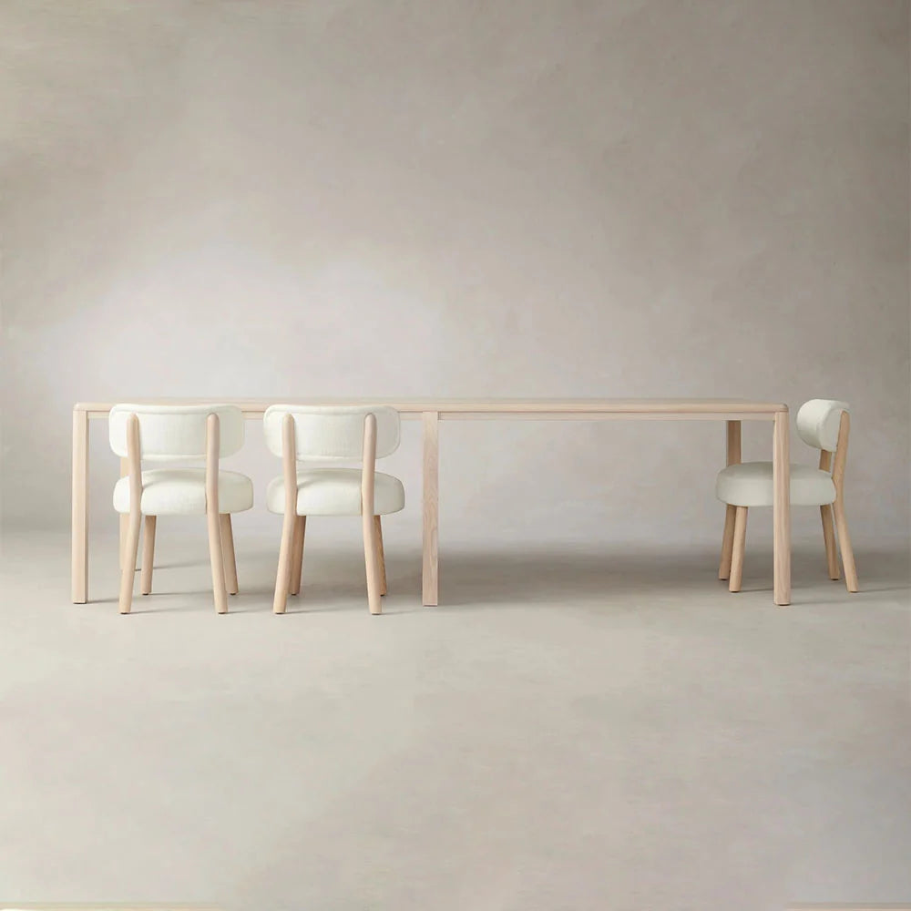 Ford Ash Wood Rectangle Rural Dining Table