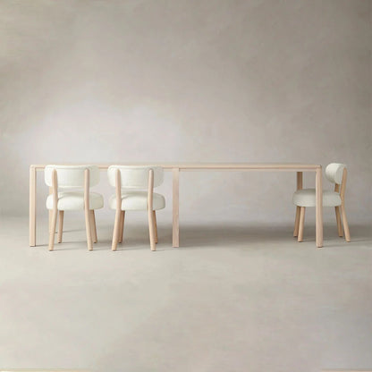 Ford Ash Wood Rectangle Rural Dining Table
