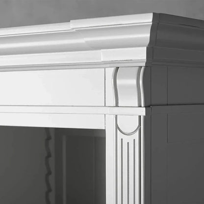 Athens Narrow Bookcase Single Row Display Cabinet