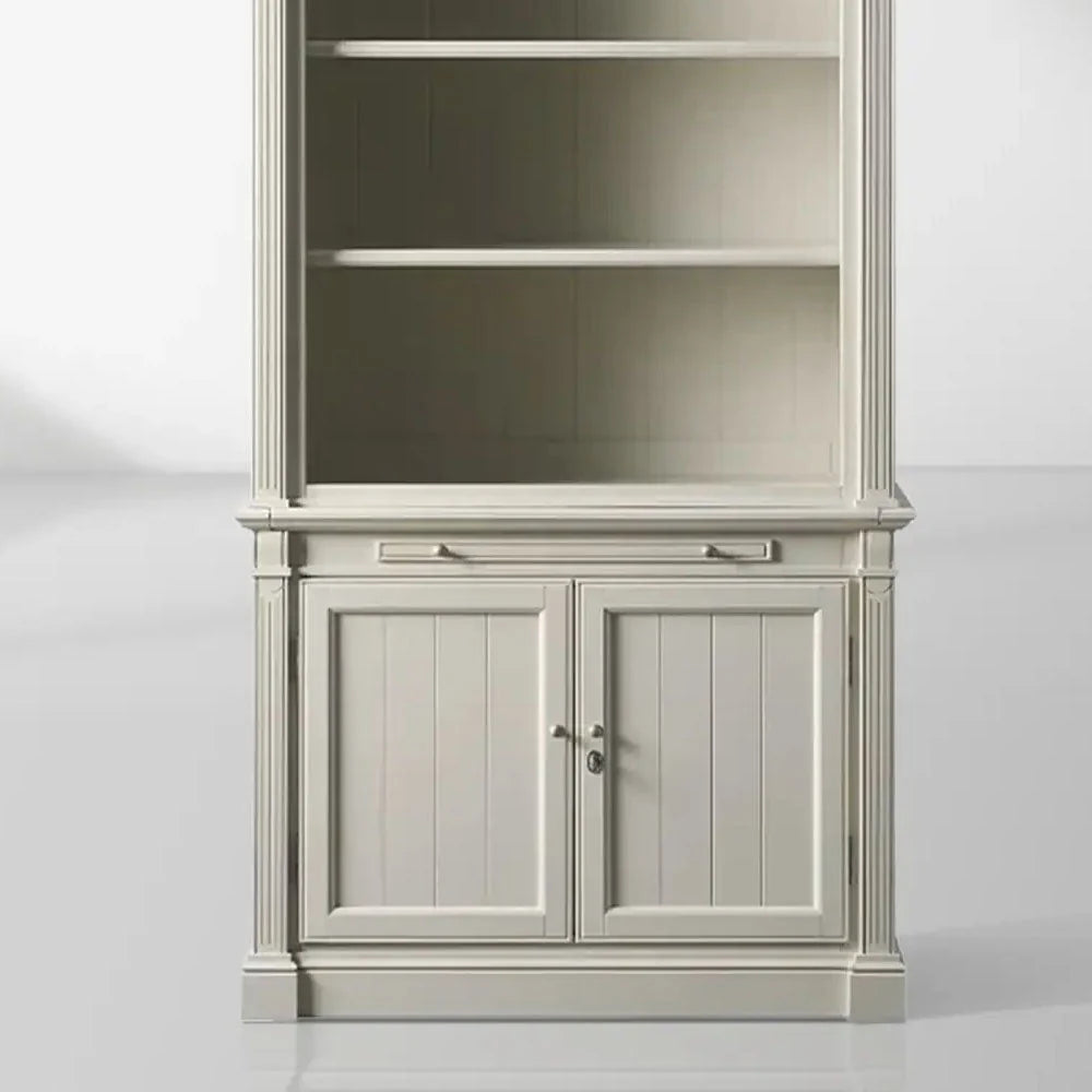 Athens Old-World Modular Solid Wood Bookcase