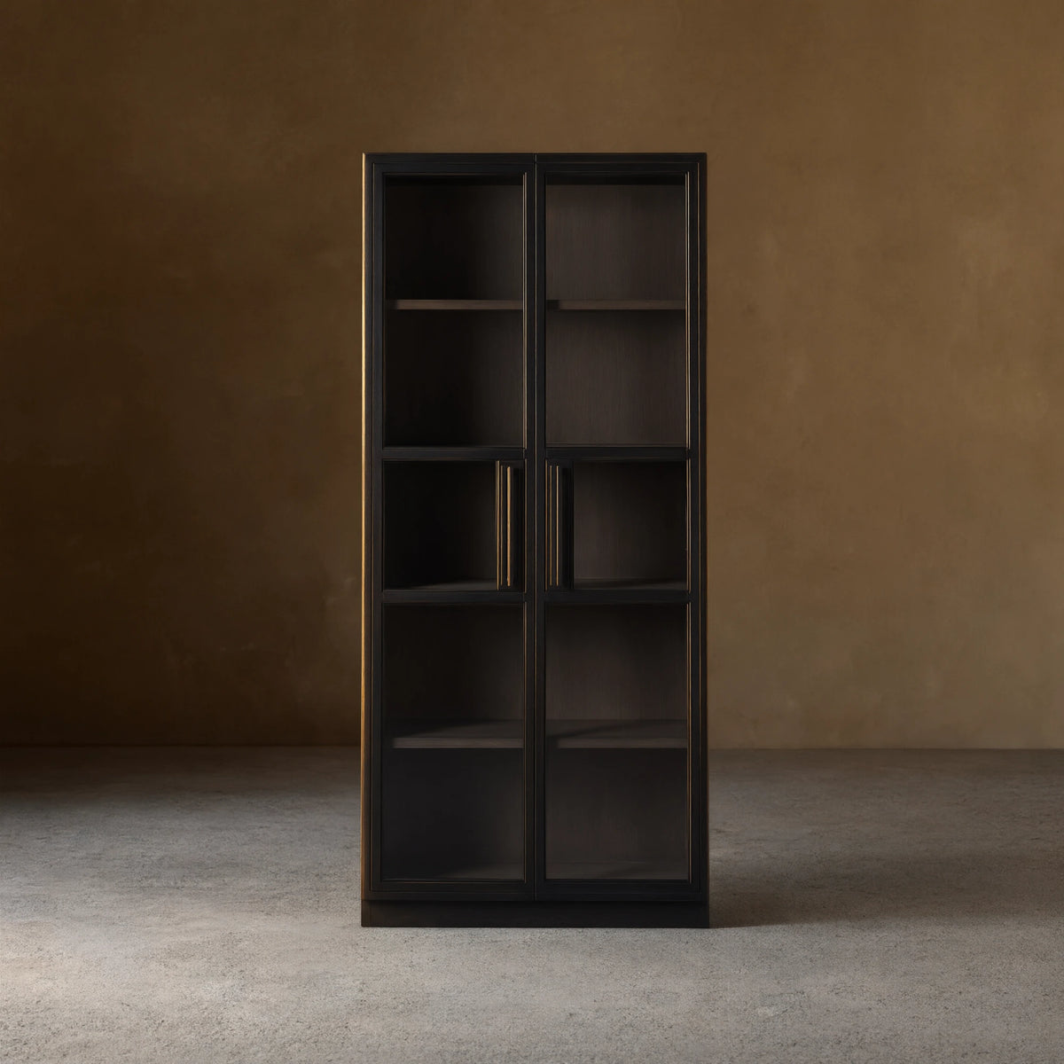 Factory Vintage French Cabinet With Glass Door