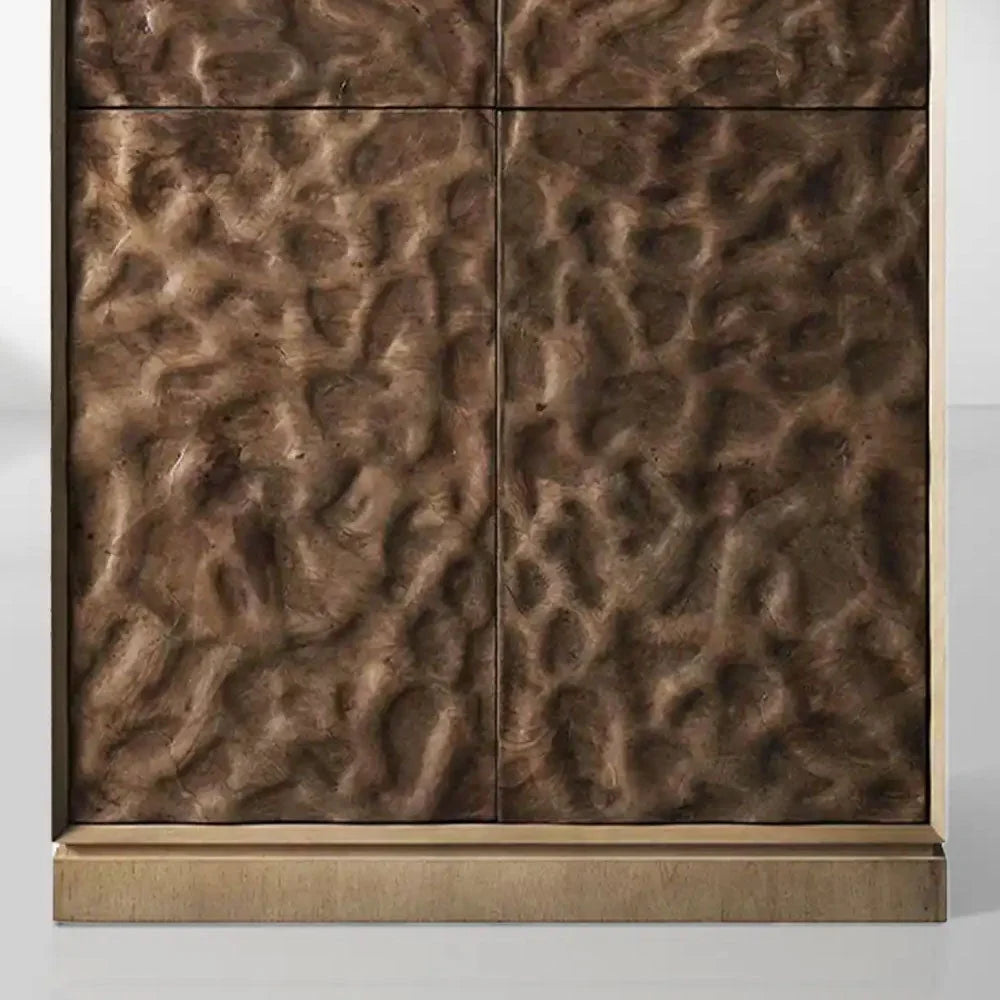 Condesa Hand-Carved Cabinet With 2 drawers