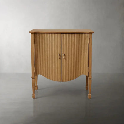 Conrad Hall Chest Cabinet Solid Birch Wood Sideboard