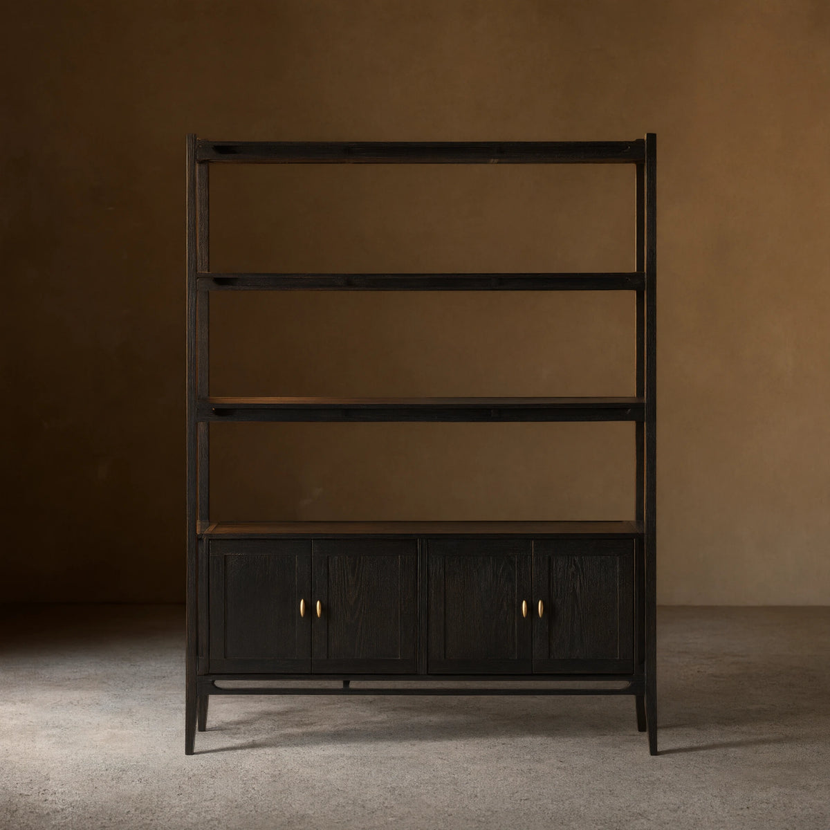 Brock Bookcase in Dark Twilight Finish
