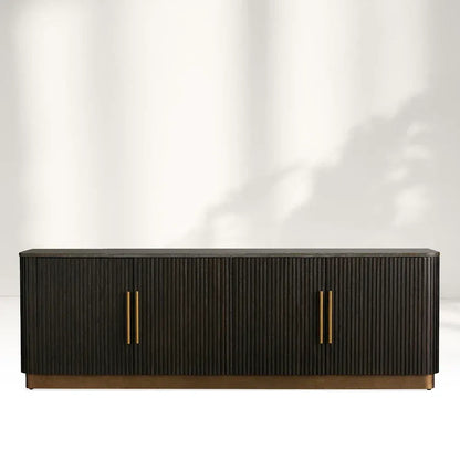 Finnley Sideboards Living Room Media Cabinets with Marble Top