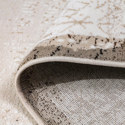 Puxina Soft Gradient Textured Neutral Area Rug with Relaxation & Craftsmanship Carpet Minimalist Wabi-Sabi Style