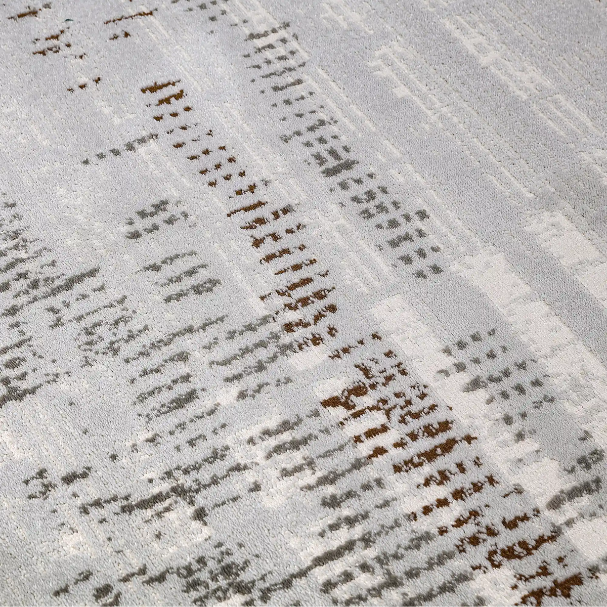 Puxina Soft Linear Texture Neutral Area Rug with Minimalist & Relaxing Carpet Soft Script Texture Style